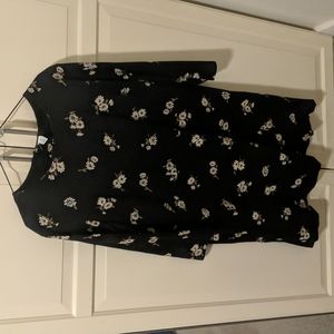 Floral long sleeved dress